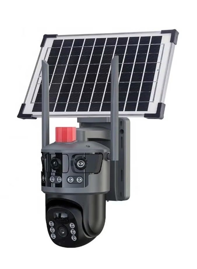 Generic VC13-4G PRO Solar Security Camera – 6MP/8MP HD Wireless Outdoor CCTV with AI Motion Detection | 4G SIM Card Support + WiFi | Full Color Night Vision, 2-Way Audio, Remote App View | Solar-Powered Waterproof Surveillance Cam for Farms, Parking, & Homes  - Image 1