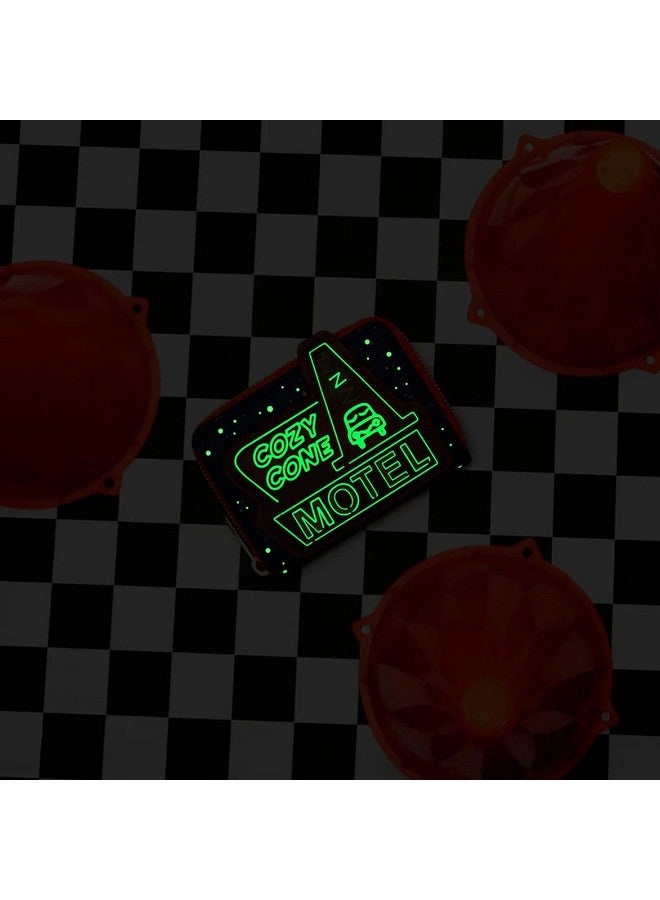 Loungefly Disney Pixar Moments Cozy Cone Zip Around Faux Leather Wallet Lightweight Cars One Size - Image 3