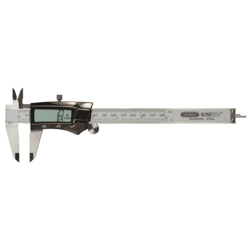 General 147 6" Fraction & Digital Fractional Caliper