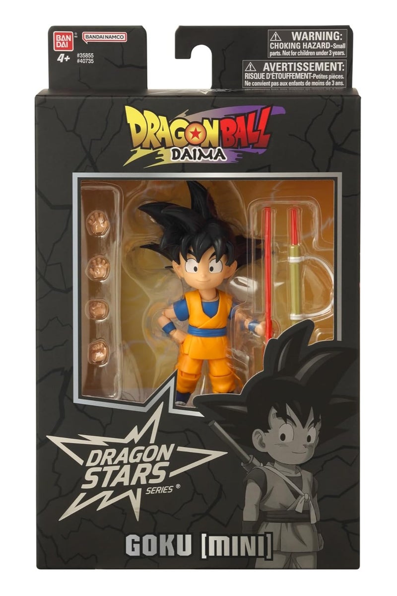 Bandai Dragon Ball Stars Daima Mini Goku 5-Inches | Collectible Action Figure | Display Figure | Interchangeable Hands | Perfect Gift for Collectors, Manga & Anime Lovers! - Image 5