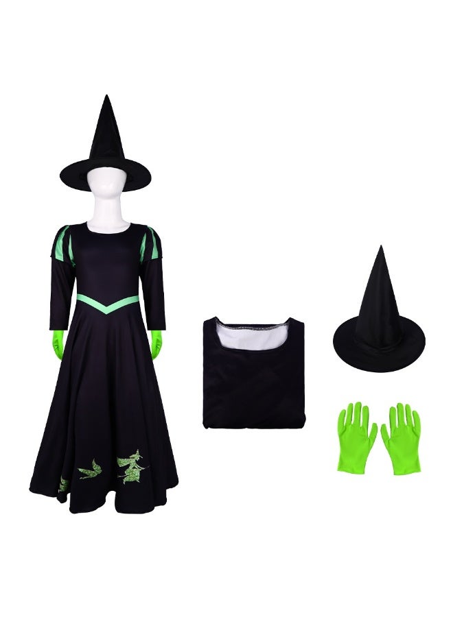 NIBEMINENT Halloween cosplay role-playing costume, party stage performance costume, magic Bad witch - Image 1
