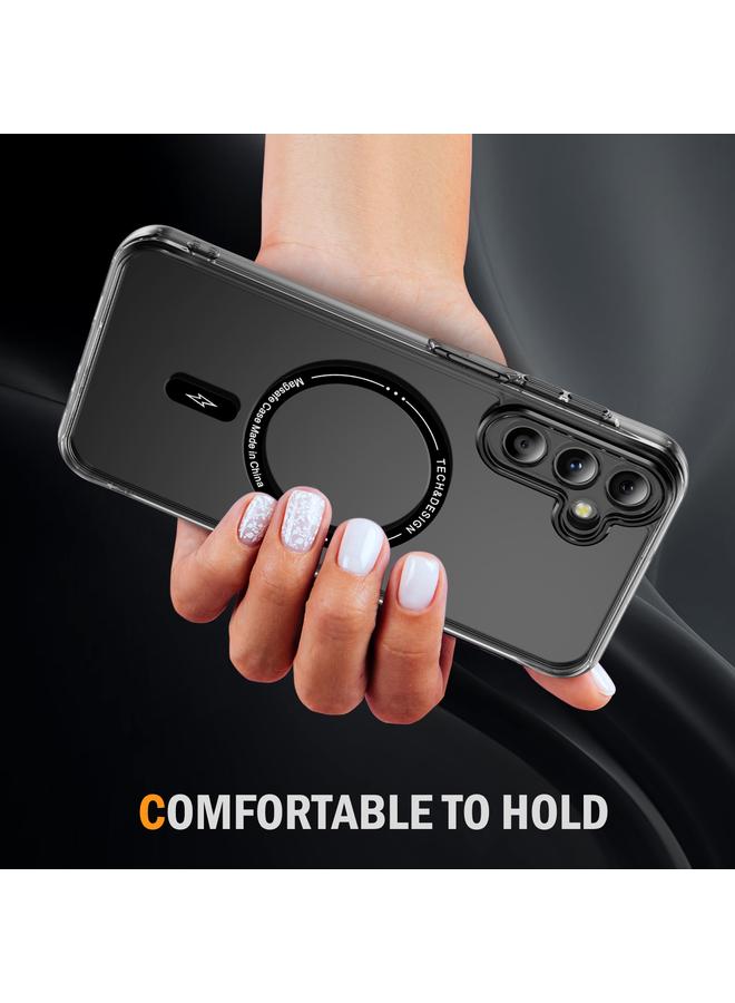 S-TOP Case For Samsung Galaxy A15 5G Airbag Magsafe PC Hybrid TPU Phone Case - Image 3