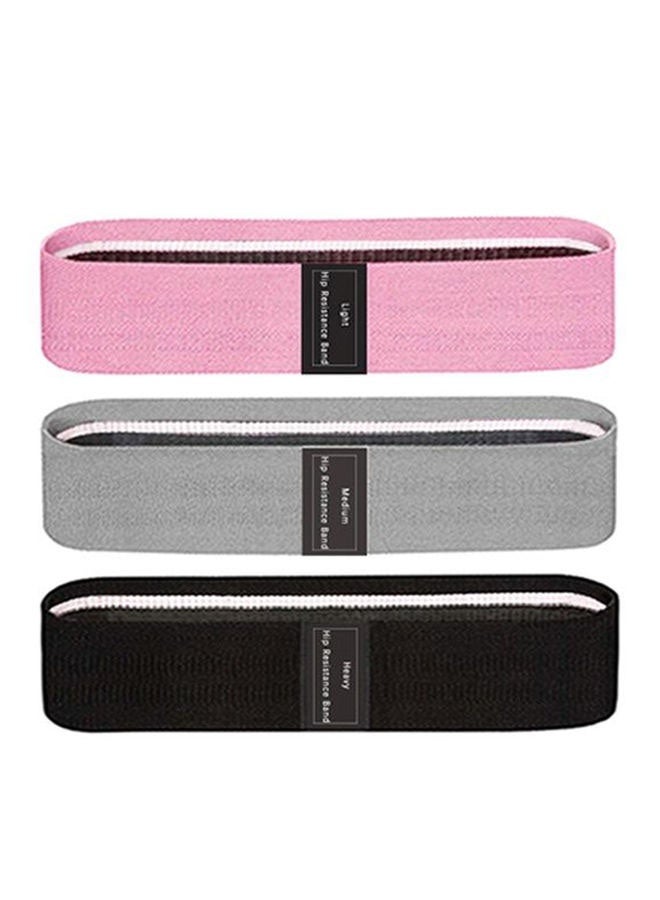 3-Piece Exercise Resistance Loop Bands Set 25x2x13cm 25x2x13cm - Image 5