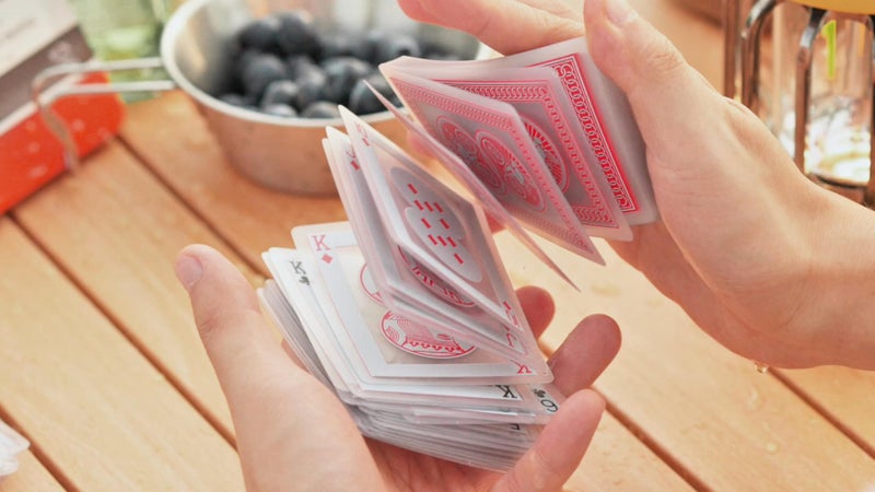 Bicycle Waterproof Playing Cards, Red Plastic Deck of Cards, Durable Plastic Cards for Pool, Beach, Camping & Party Games - Image 5