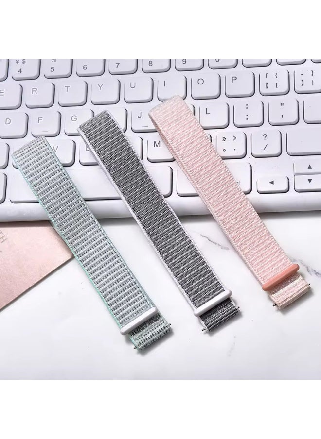 For Apple S9 Nylon Loop Apple Iwatch6789se Nike Watch Strap Ultra2 Sport-Color:Grey