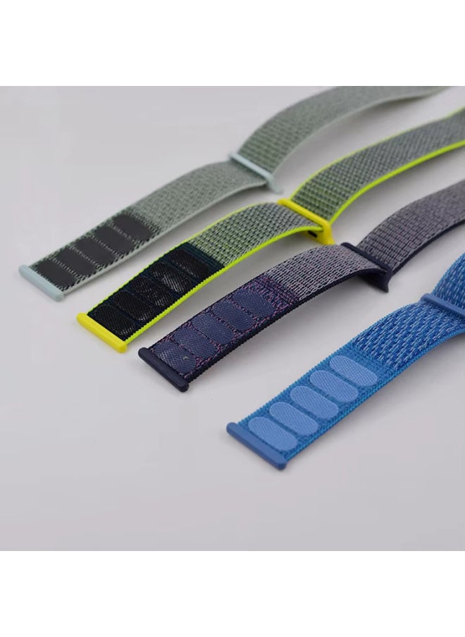 For Apple S9 Nylon Loop Apple Iwatch6789se Nike Watch Strap Ultra2 Sport-Color:Grey