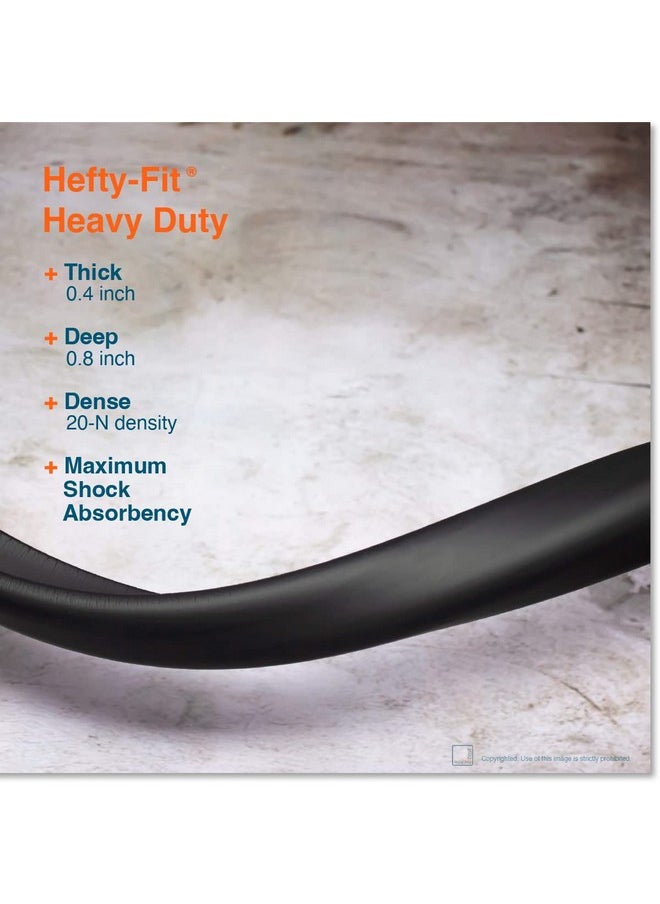 Roving Cove Edge Protector For Baby (9Ft Large Edge Only), Hefty-Fit Heavy-Duty Soft Foam Furniture Edge Bumper Guards, Desk Edge Cushion, Wall Corner Covers, 3M Adhesive, Onyx Black  - Image 2