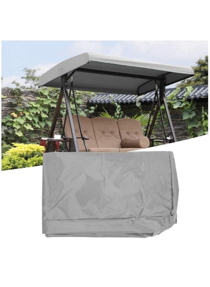 Replacement Canopy, Swing Chair Cover Waterproof Canopy Cover Garden Swing Canopy Patio Swing Canopy Porch Swing Cover Swing Top Cover Fabric Swing Canopy for Outdoor Patio Garden Poolside Balcony - Image 1