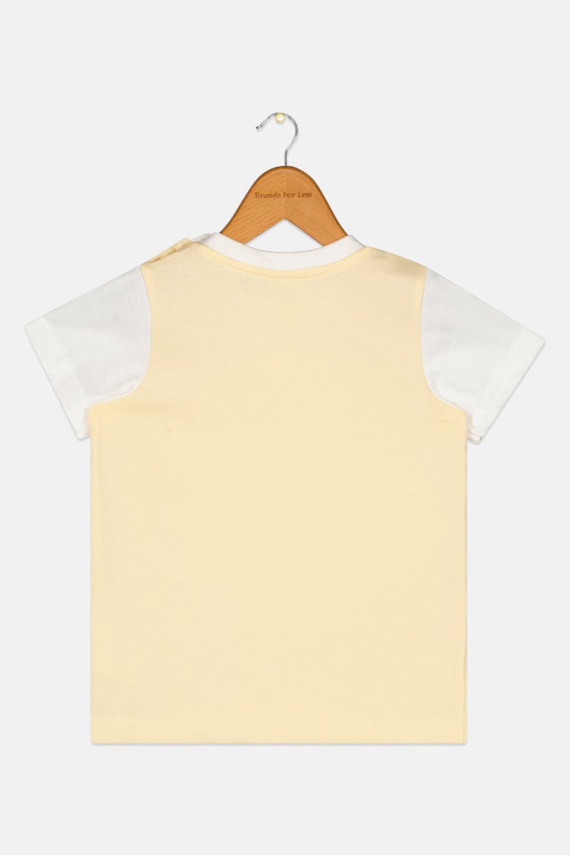 Cocomelon Toddlers Boy Two Tone Short Sleeve T-Shirt, Multicolor - Image 3