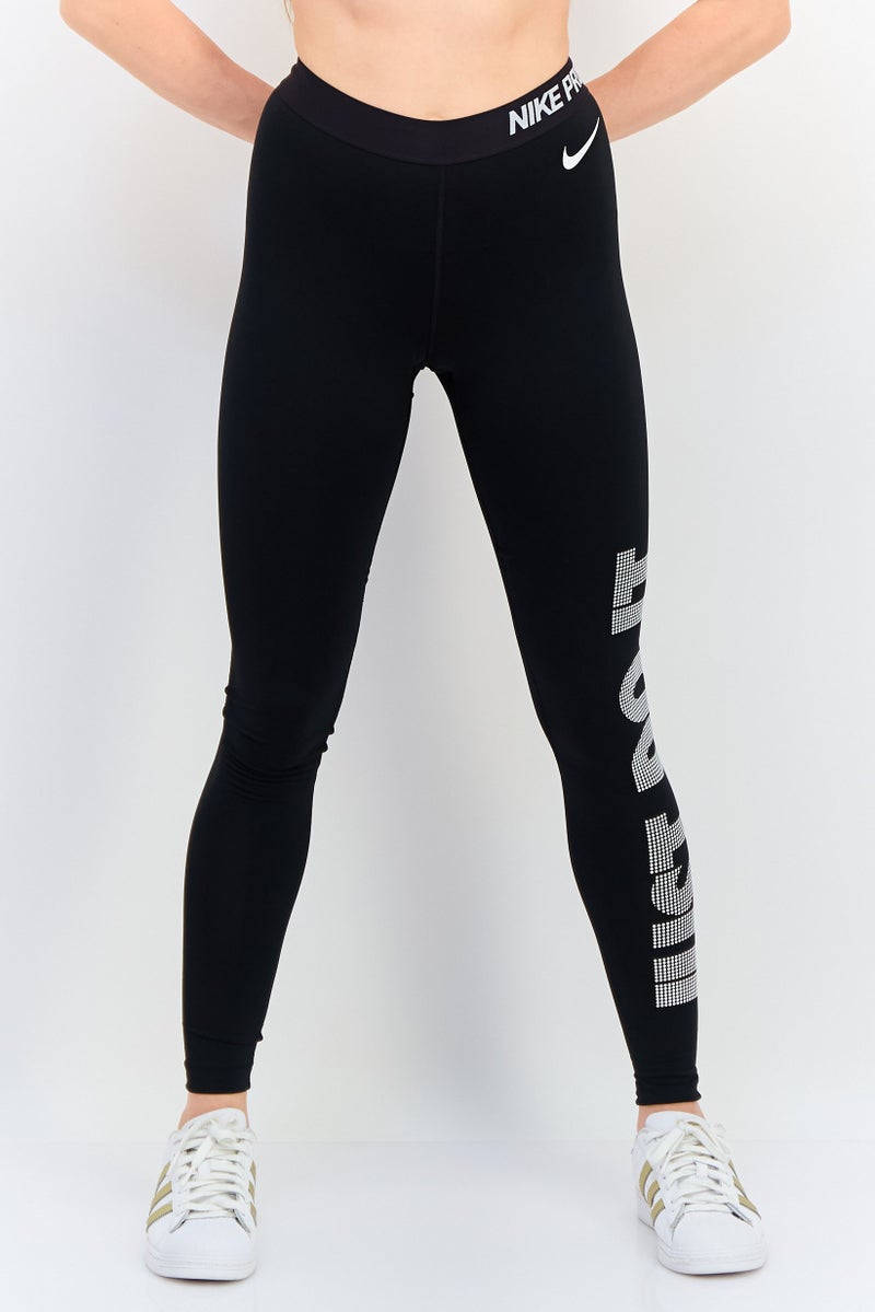 Nike Women Dri-Fit Training Leggings, Black - Image 1