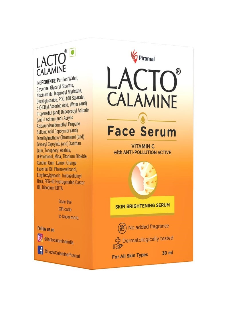 Lacto Calamine Face Serum Vitamin C with Anti-Pollution Active 30 ml - Image 3