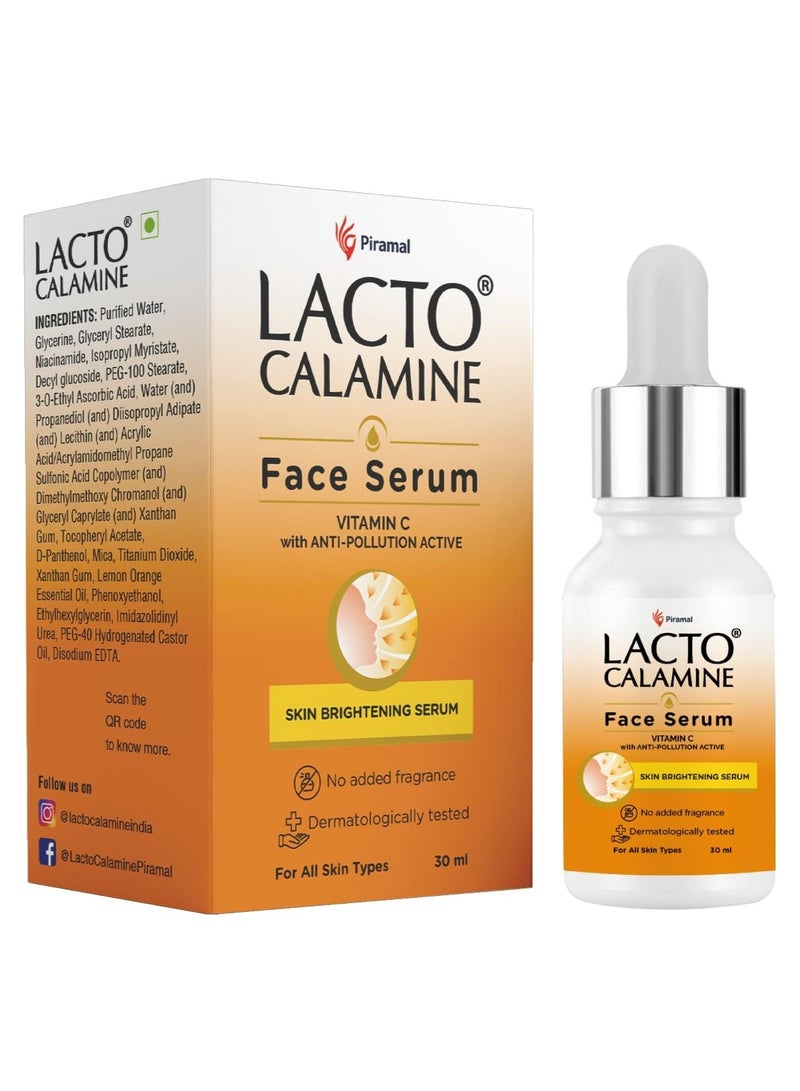 Lacto Calamine Face Serum Vitamin C with Anti-Pollution Active 30 ml - Image 1
