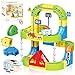 Batorisy Magnetic Electric Train Track Set 3D GravityDefying Flexible Race Track Building Toy with Motorized Train Road Signs DIY Educational DIY Construction Gift for Boys Girls Ages 310 125PCS - Image 2