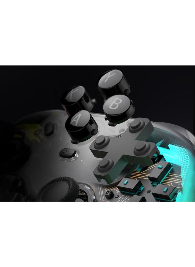 Generic - Classic Gamepad GameSir Kaleid Wired Gaming Controller Colorful Light for Xbox Series X/S, Xbox One, Windows 10/11  Steam, Plug and Play Gaming Gamepad, Transparent Video with Hall Effect Joysticks/ - Image 1