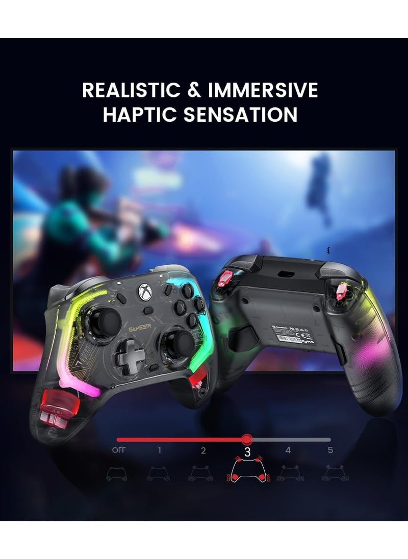 Generic Classic Gamepad GameSir Kaleid Wired Gaming Controller Colorful Light for Xbox Series X/S, Xbox One, Windows 10/11  Steam, Plug and Play Gaming Gamepad, Transparent Video with Hall Effect Joysticks/  - Image 2