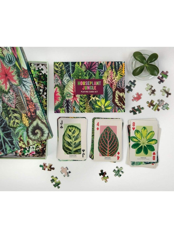 Galison Houseplant Jungle 1000 Piece Jigsaw Puzzle for Adults - Plant Jigsaw Puzzle with Mix of Succulents & Other Household Plants - Fun Indoor Activity, Multicolor - Image 2