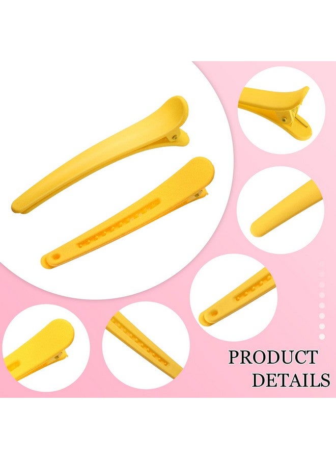 Geosar 24 Pcs Hair Sectioning Clips, Duck Billed Hair Accessories for Styling, Plastic Hair Clips with Container, 2.95 Inch, Colorful, for Women - Image 4