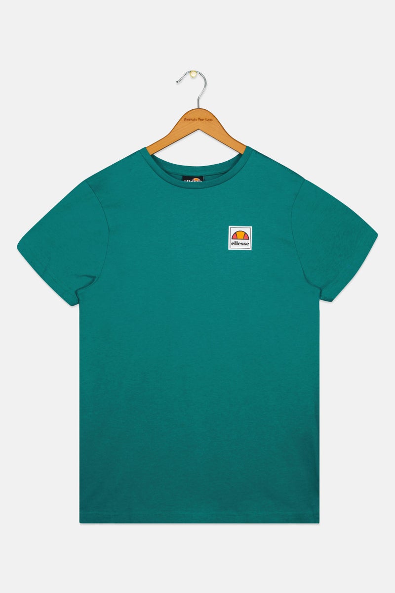 Ellesse Kids Boy Sportswear Fit Short Sleeve Outdoor T-Shirt, Dark Green - Image 2