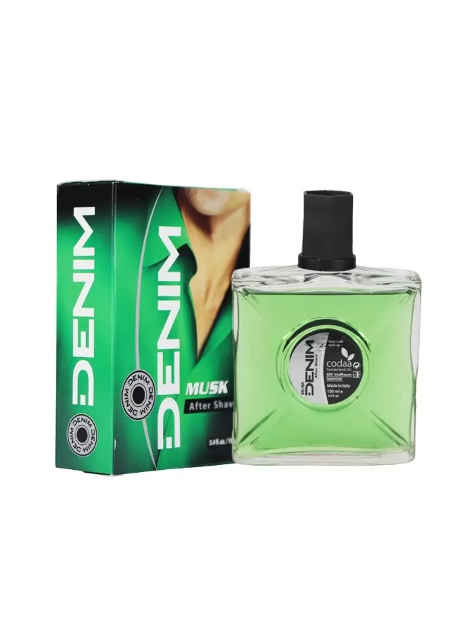 Denim Musk After Shave Liquid For Smooth Skin- 100ml - Image 1