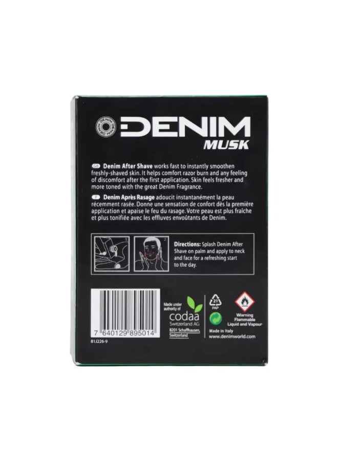 Denim Musk After Shave Liquid For Smooth Skin- 100ml - Image 2