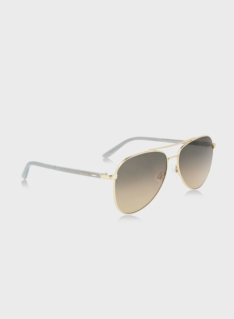 CALVIN KLEIN Aviator Sunglasses