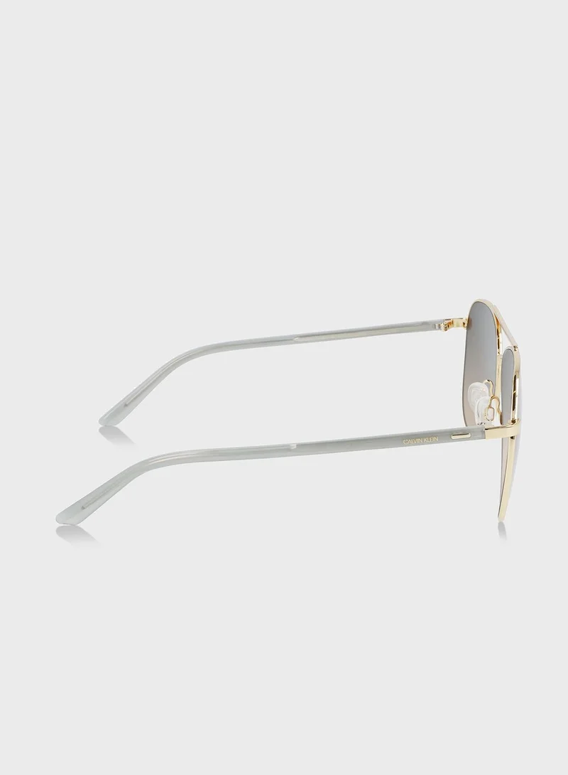 CALVIN KLEIN Aviator Sunglasses