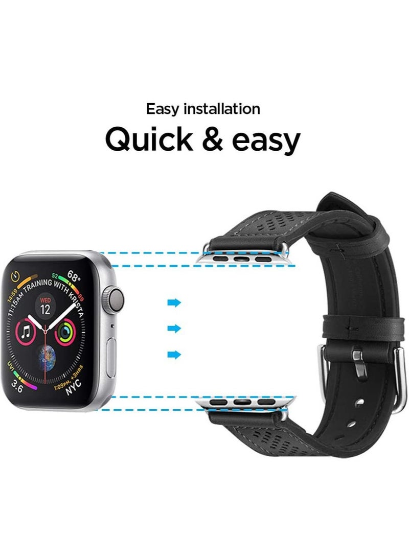 Spigen - Retro Fit for Apple Watch Band Series 7 (41mm), Series 6/SE/5/4 (40mm) and Series 3/2/1 (38mm) - Image 1