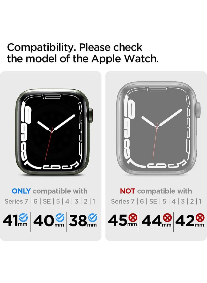 Spigen - Retro Fit for Apple Watch Band Series 7 (41mm), Series 6/SE/5/4 (40mm) and Series 3/2/1 (38mm) - Image 1