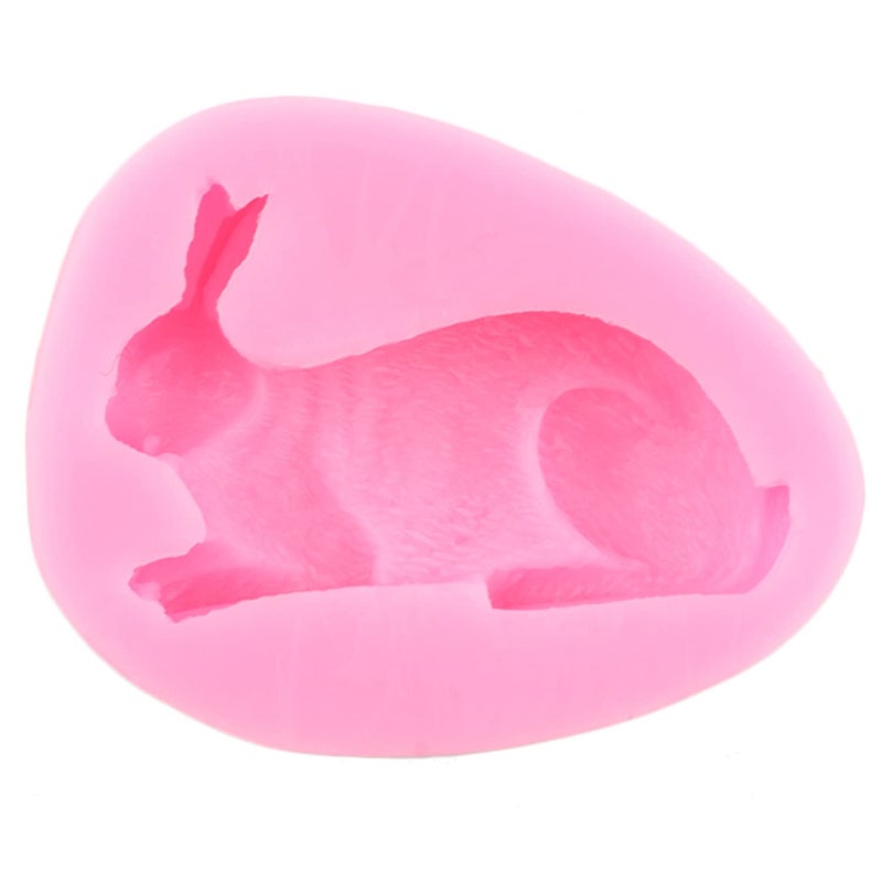 ZiXiang Rabbit Silicone Fondant Mold Easter Bunny Ears Chocolate Molds For Cake Decorating Cupcake Topper Candy Gum Paste Set Of 4 - Image 5