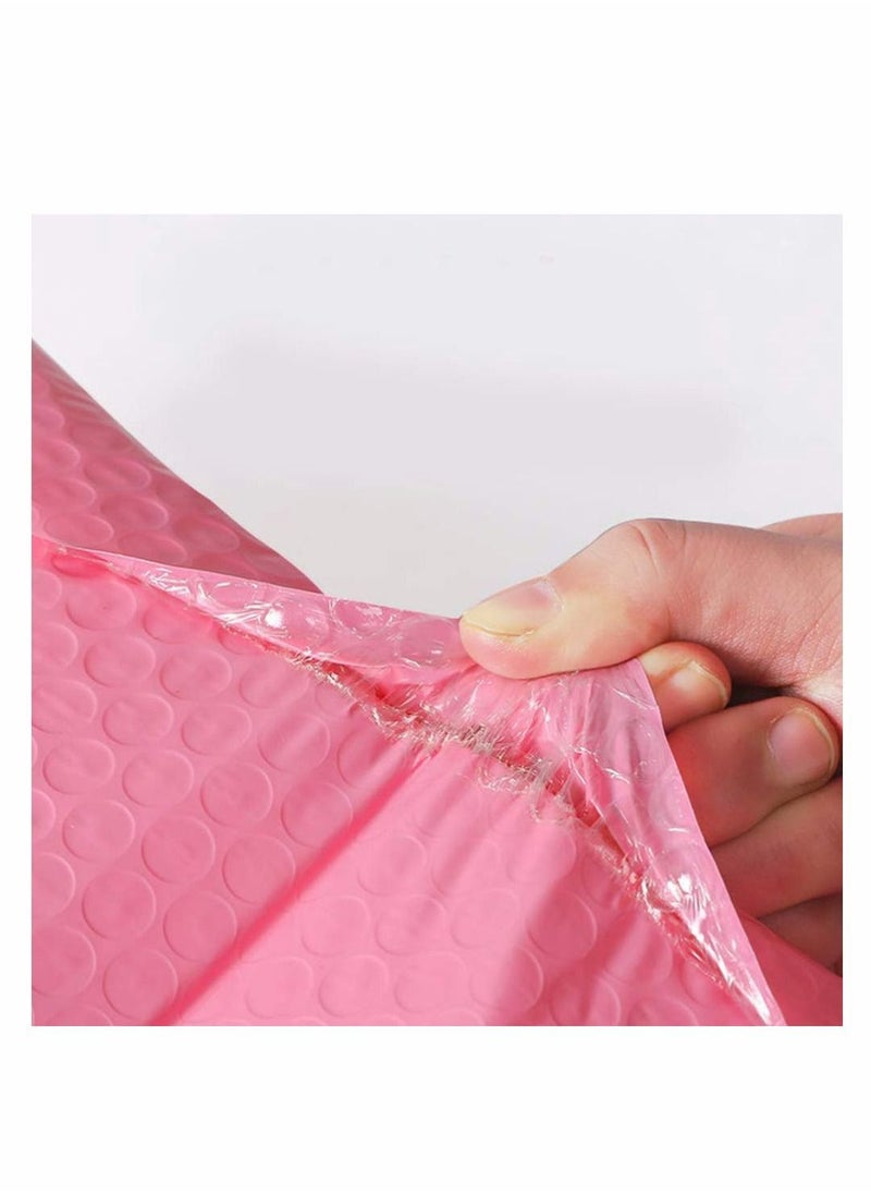 Y&D - 50pcs Self-Seal Bubble Out Bags Anti Static Cushioning Wrap Pouch for Shipping,Storage and Moving (Pink, 20x15cm) - Image 1
