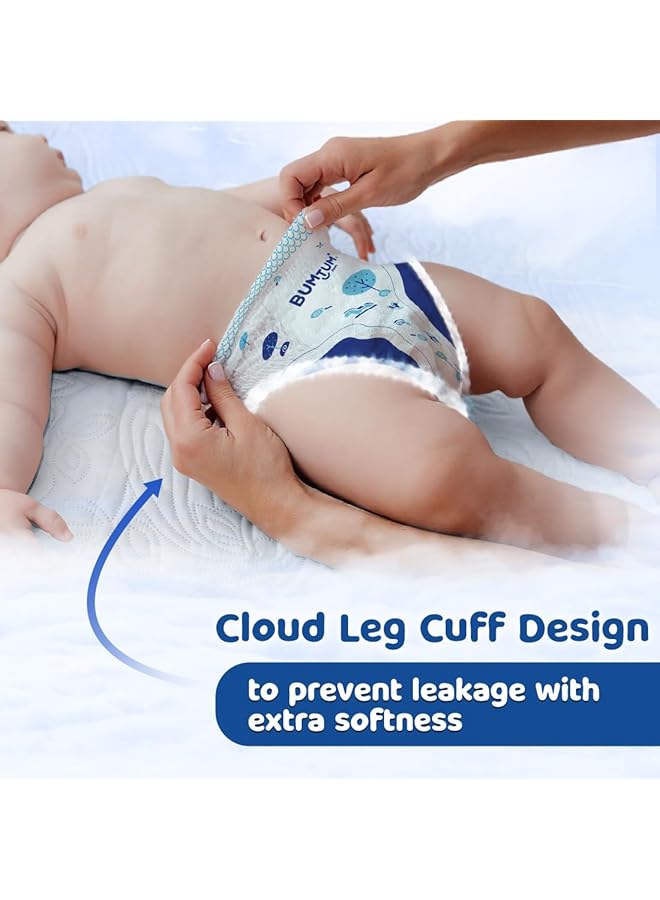 Bumtum Baby Diaper Pants M (Size 3) 7 12 Kg Double Layer Leakage Protection Infused With Aloe Vera Cottony Soft High Absorb Technology 72 Diaper - Image 4