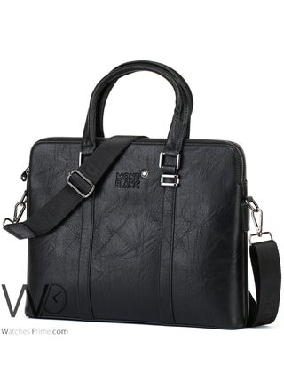 Business Montblanc Leather Briefcase Black Handbag - pzsku/Z2BBFF3A1BCD3CDAADA35Z/45/1744596430/46a3e0b3-4d1e-46fa-8779-84688c4e06a8