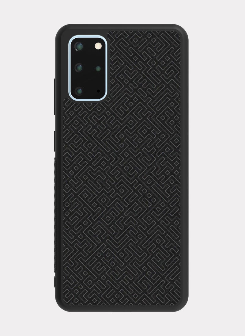 PXLAAT Samsung Galaxy S20 Plus case cover Black Pattern  - Image 1