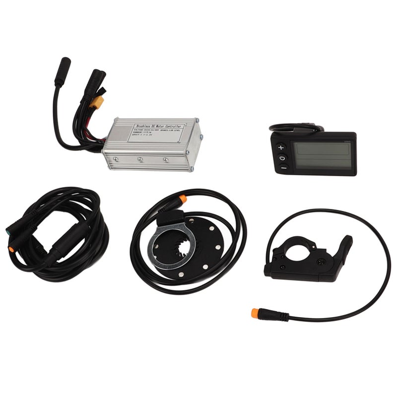 DC24V 36V 48V Electric Bike Conversion Kit with 17A 3 Mode Brushless Controller S866 Panel Electric Bicycle Thumb Throttle - Image 2