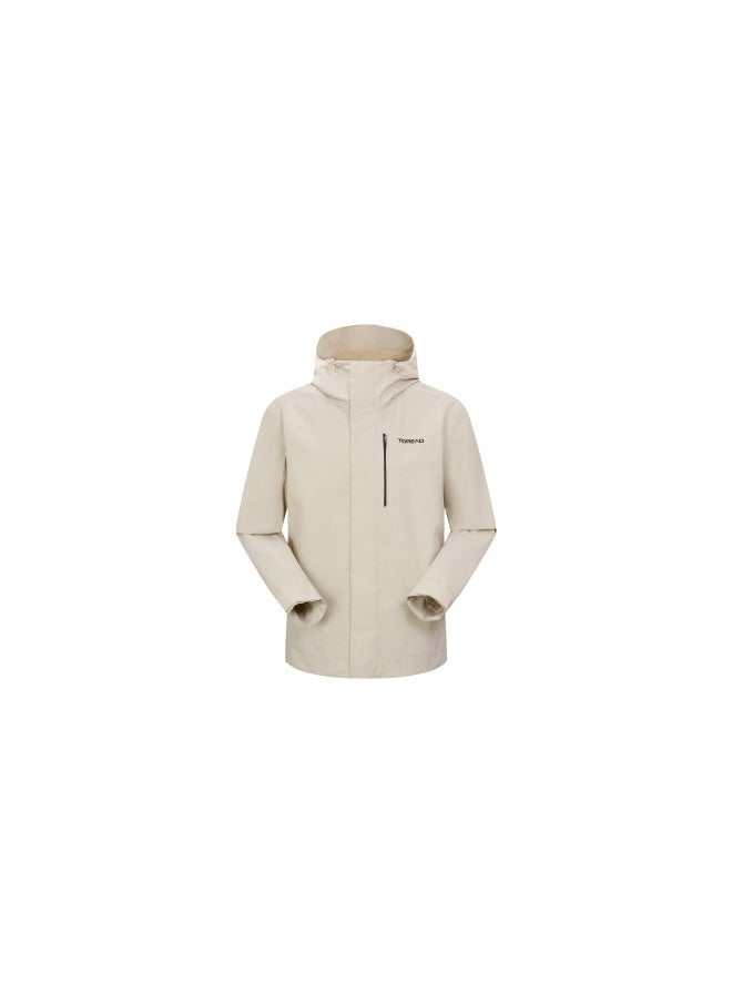 TOREAD Toread Men's Outdoor Jacket - TABBBN81709 Windproof Waterproof Hiking Jacket Light Khaki  - Image 1