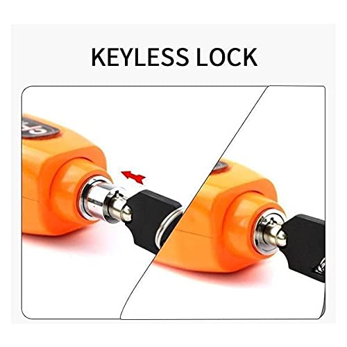 DeoDap Heavy Duty Bike Brake Keypad Lock- Locking System By Holding Handle Bar With Brake Lever For All Bikes & Scooters (Multicolor), Plastic - Image 4