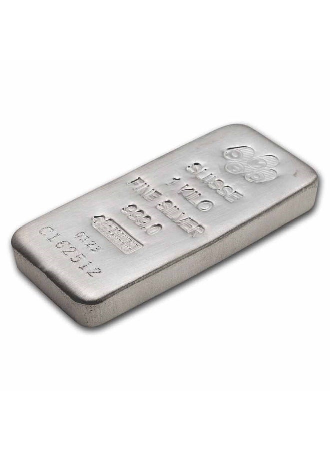 PAMP Suisse Silver 1 kilo (1,000 gram) Bar - Image 4