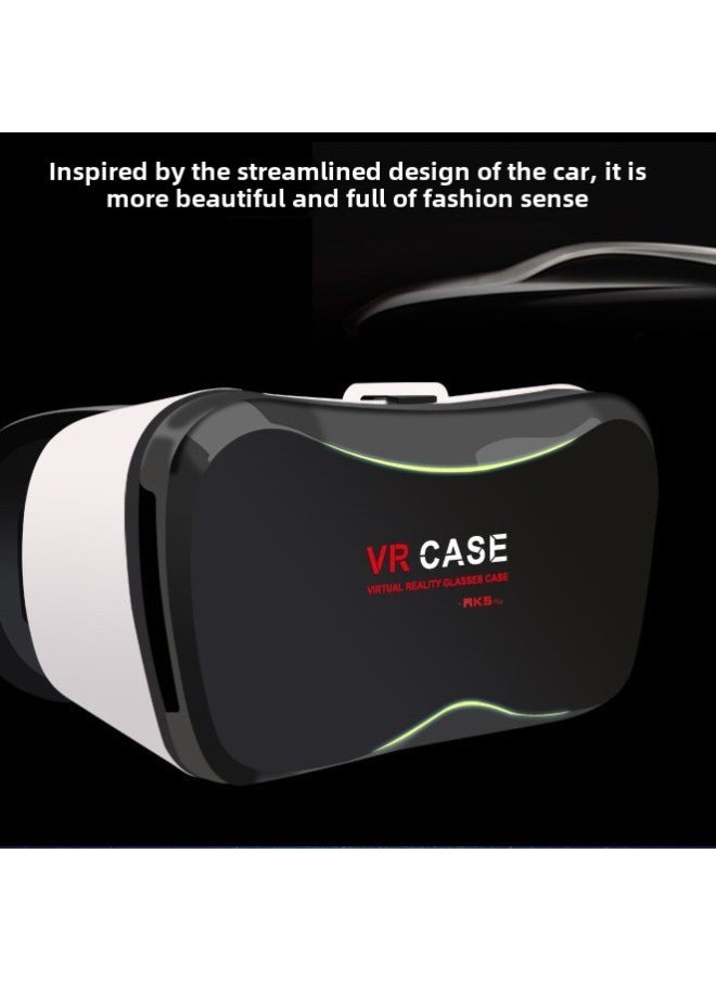 Generic Smart VR Glasses Head-mounted Movie Game Virtual Reality 3D Digital Glasses Mobile Phone Special Wholesale-Color:Handle  - Image 5
