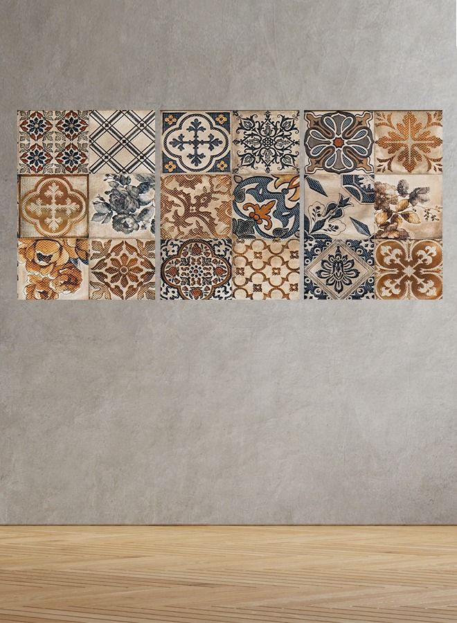 Marktna Decorative Wall Art Painting With an Abstract Design, 3 Pieces, Size 120x60cm - Image 1