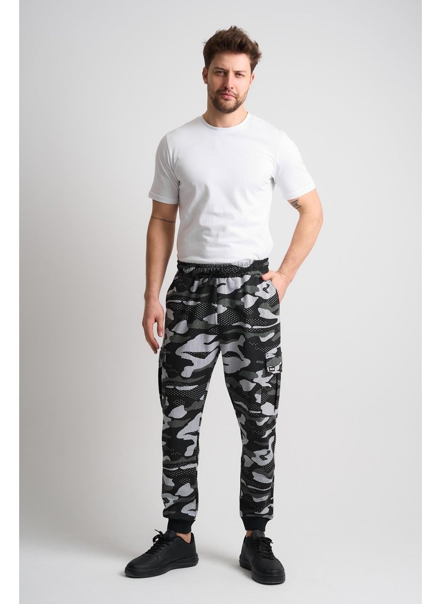 Alexander Gardi Camouflage Patterned Pocketed Sweatpants (E21-72102)  - Image 1