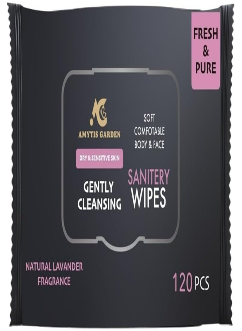 AMYTIS GARDEN Sanitery Wipes   120 pcs  - Image 1