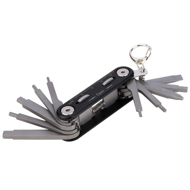 Leftfoto 10pcs Folding Hex Key Wrench With Phillips and Flathead Screwdriver Star Set, Metric Arm Portable Repair Tool - Image 5