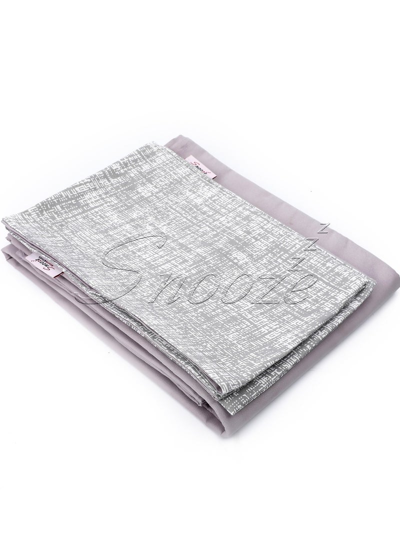 طقم ملايه عاديه طيبة، سادة& مطبوع، 4 قطع، تصميم جراي ميز، 180*230 سم - pzsku/Z2BC0A4BCBD61C6005B8DZ/45/_/1695723692/aef236fd-6641-4c55-8884-81bb991e04d1