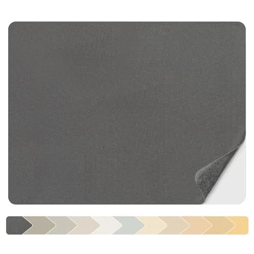 Numola Leather Repair Patch 8×11 inch Self-Adhesive Leather Repair Tape, Scratch/Holes Vinyl Repair Kit for Couch, Car Seat, Sofas, DIY Furniture Upholstery, Chair, Jackets, First-aid (Gray) - Image 1