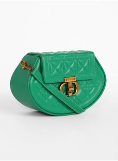 Haute Sauce Women's The Quilted Curve Sling Bag - Shamrock Green  - Image 5