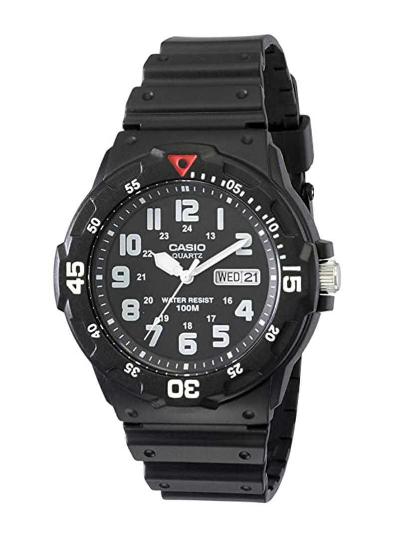 CASIO Men's Dive Analog Watch MRW-200H-1BVDF - 48 mm - Black - Image 1