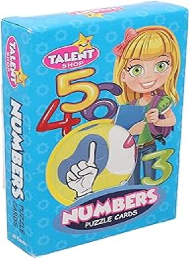 Talent Shop Number Puzzle cards +3y(20cards)