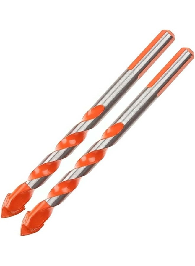 Royal Apex Ceramic Tile Drill Bit Set For Tile Brick Glass Plastic And Wood Concrete Drill Bit - 6Mm (Pack Of 2)  - Image 1