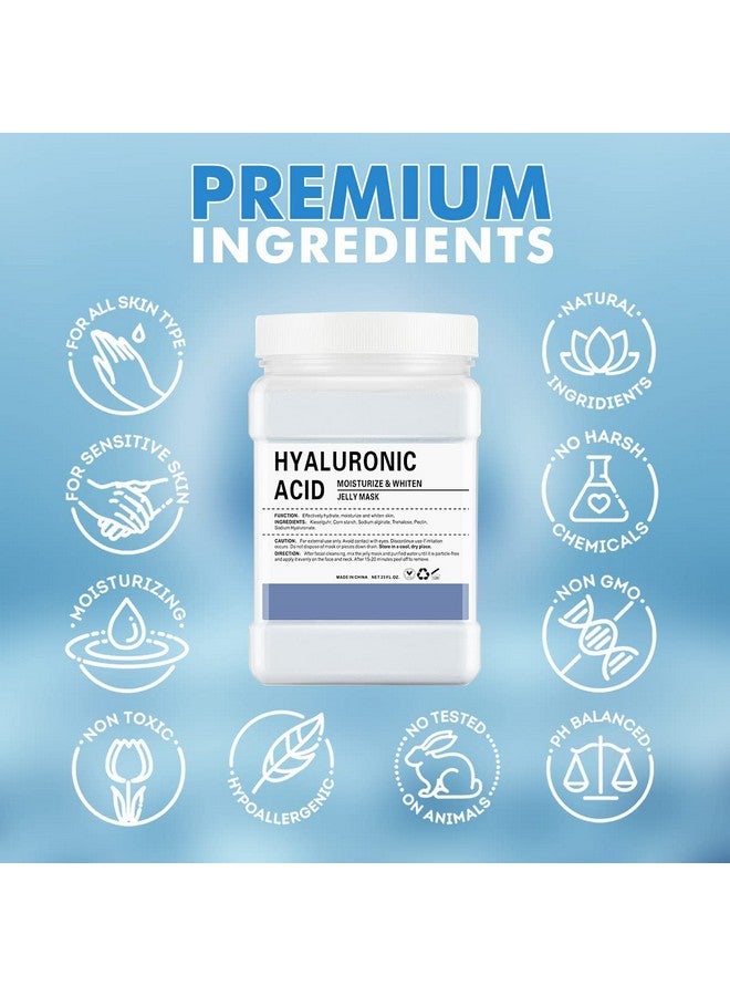 POZTL Oztl Jelly Mask Powder For Facials Hyalorunic Acid Moisturizing Jelly Face Mask Professional Peel Off Hydro Face Mask Powder For Fight Fine Lines - Image 5