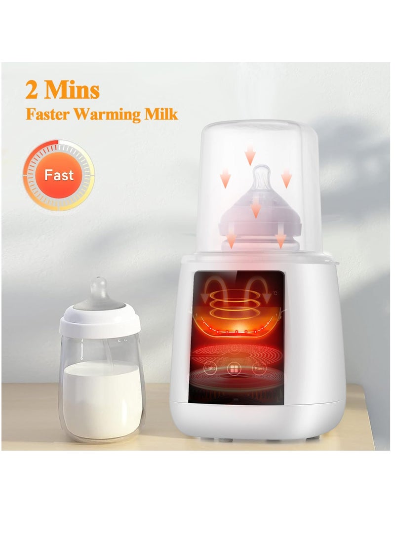 Generic - Fast Baby Bottle Warmer with Precise Temperature Control for Milk and Formula, 48 Hour Thermostat, Defrost Function and Night Light, Ideal for Heating Baby Food Jars - Image 1